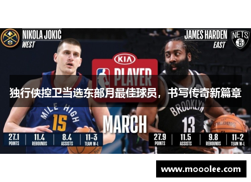 独行侠控卫当选东部月最佳球员，书写传奇新篇章